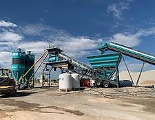 Constmach concrete plant 100 m3/h MOBILE CONCRETE PLANT, 2 YEARS WARRANTY, CE CERTIFIED