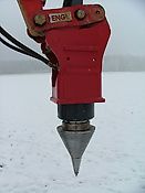 Rock - Spalter/ Holzspalter/ Kegelspalter hydr. HSP 2/9 - Spitze ist aus einem hochfestem Material 42CrMo4 - Bagger: 1,5t-9,5t