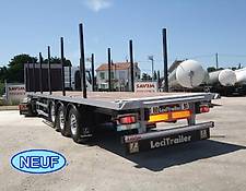 Lecitrailer NEUF : PLATEAU LOURD PORTE-CONTENEURS + RANCHERS