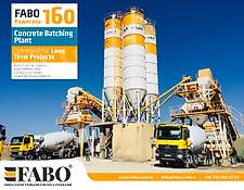 Fabo POWERMIX-160 STATIONARY CONCRETE BATCHING PLANT Fabo POWERMIX-160 STATIONARY CONCRETE BATCHING PLANT