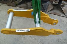 ALLGEM. / UNIVERSELL - SW-Adapter Bo-Bo 70-70 - Greifer-Knochen-Aufnahme innen - Greifer-Aufnahme außen - SW-Identmaße: 70-313-400-313-70 mm - für Greiferaufnahme unten Ident-Maße: 60-152-272 - Bagger: 15t-30t