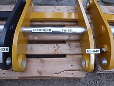 Liebherr - SW-Adapter SW 48 - für Greifergabelaufnahme - SW-Identmaße oben: 70-482-420-482-70 - für Greiferaufnahme unten Ident-Maße : 60-440 - Bagger: 15t-30t
