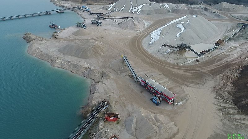 Reihendoseur Sattel -Mobil Mineralgemische Reihendoseur RD 700/4 Mobil für Mineralstoffe