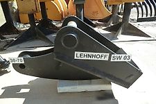 Lehnhoff - SW-Adapter SW 03 - für Greiferaufnahme - SW-Identmaße oben: 50-200 - für Greiferaufnahme unten vorne Ident-Maße: 30-70 - Bagger: 1t-6t