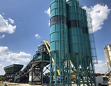 Constmach concrete plant DOUBLE CHASSIS MOBILE CONCRETE PLANT, 120 m3/h CAPACITY