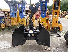 Rock - Greifer/ 2-Schalen-Hydr.-Gr. eintlg. kpl. HG2/6 - Bagger: 2t-6t - Schnittbreite ca. 640 mm Rock - Greifer/ 2-Schalen-Hydr.-Gr. eintlg. kpl. HG2/6 - Bagger: 2t-6t - Schnittbreite ca. 640 mm