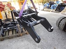 Oilquick - SW-Adapter OQ 70 orig. 4 Leitungen - für Hydraulik-Pendel-Greifer-Aufnahme - bestückt für HG - SW-Identmaße: 70-450-600-450-70 - für Gabelaufnahme unten Ident-Maße: 70-393 - Bagger: 15t-28t