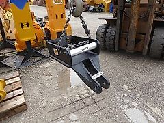 Lehnhoff - SW-Adapter SW 08 - für Pendel-Greifer - SW-Identmaße oben: 60-295 - für Greiferaufnahme unten/vorne Ident-Maße: 30-70 - Bagger: 6t-12t