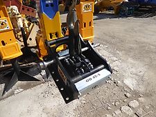 Oilquick - SW-Adapterplatte OQ 45-5 orig. 4 Leitungen - bestückt für ASG, AZ - Bohrbild auf Kundenanfrage - SW-Identmaße: 45-290-430-290-45 - Bagger: 5t-12t