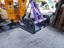 Lehnhoff - SW-ADPL SW 10 - bestückt für Hydr. Hammer, Schere, etc - gebohrt für für Atlas Copco DC 600 - SW-Adapter Ident-Maße: 70-400 - Bagger: 10t-19t