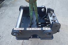 Liebherr - SW-Adapterplatte SW 48 Likufix 4 Leitungen - gebohrt für AZ + ASG - SW-Identmaße: 70-480-420-480-70 - Bagger: 14t-34,5t