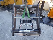 Oilquick - SW-Umbaurahmen OQ70/55 orig., 2 Leitungen - hydr. Anbaugeräte (z.B. GRL ect.) - H = 140mm (niedriger Rahmen) - SW-Identmaße: 70-550-600-550-70 - Bagger: 18t-32t