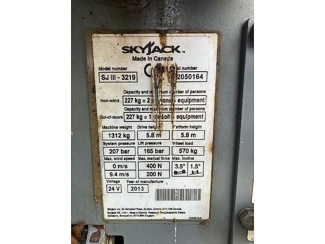 Skyjack SJ III 3219