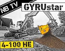 GYRUStar 4-100HE | 7,0 - 10,0t | Siebschaufel für Bagger ab 7 t | Sieblöffel