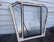 Luna rear glass window Trasera JCB 3CX RETRO MIXTA for JCB 3CX RETRO MIXTA backhoe loader