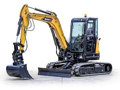 Sany Nullheckbagger SY 50U mit 5 Jahre Garantie Miete ab 100 € / Tag